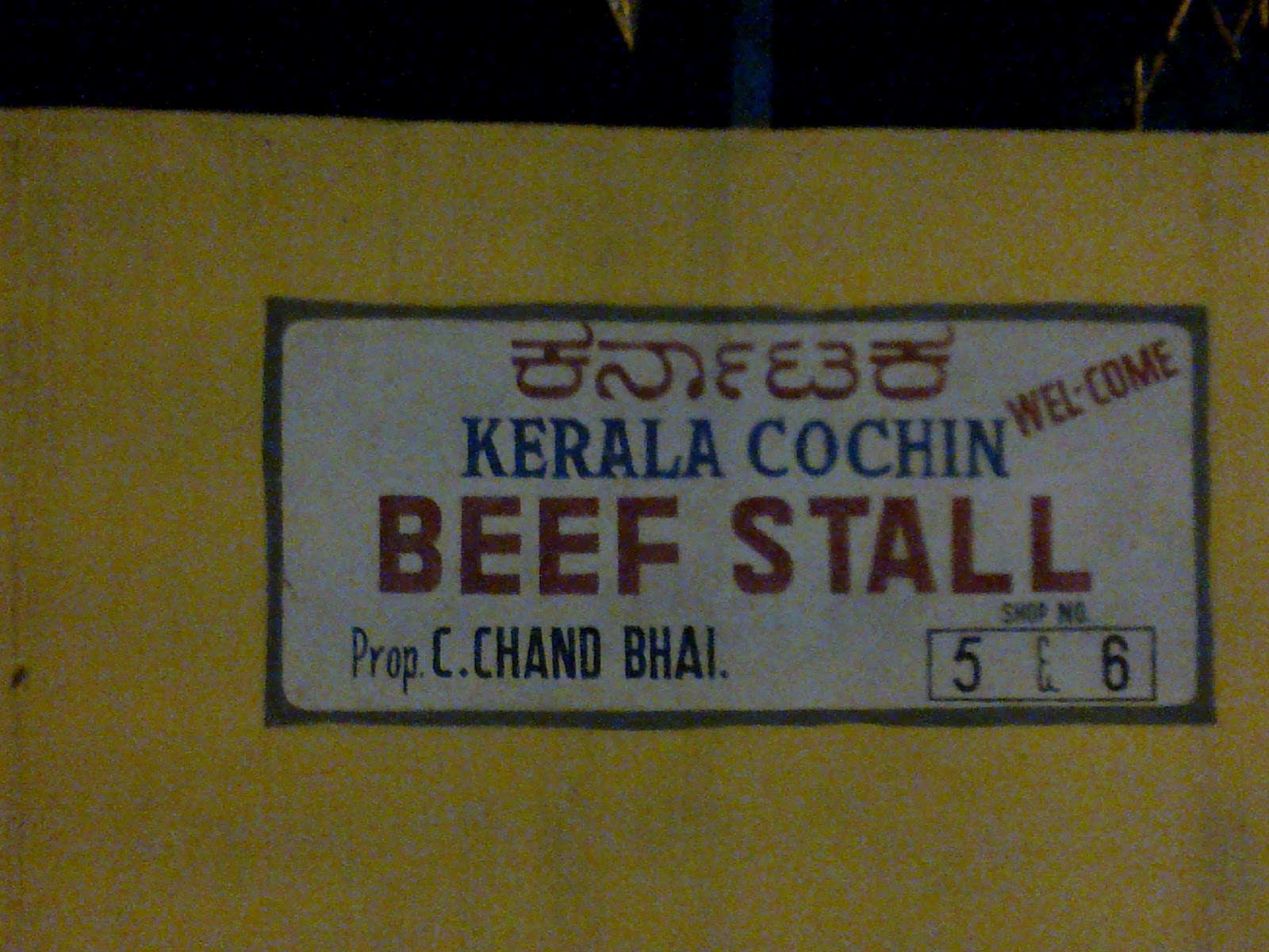 Beef Shops In Bangalore