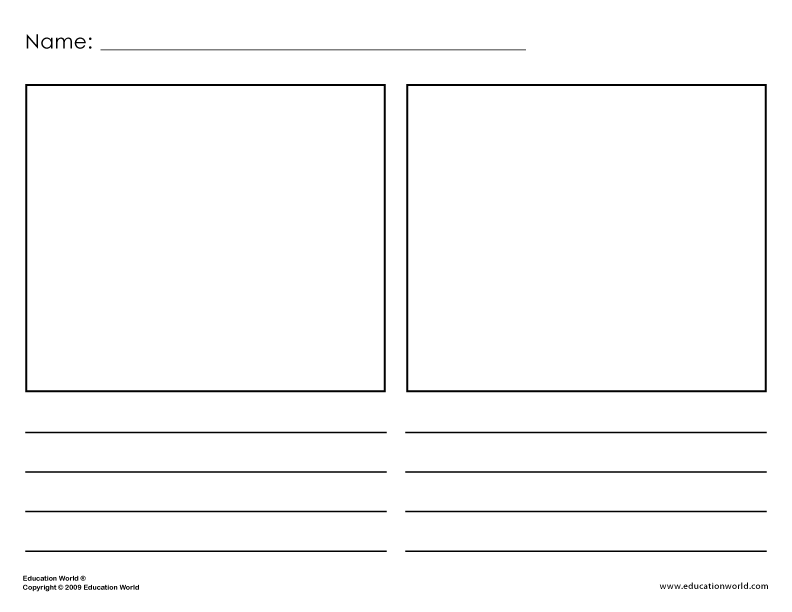 Blank Newspaper Article Template For Kids