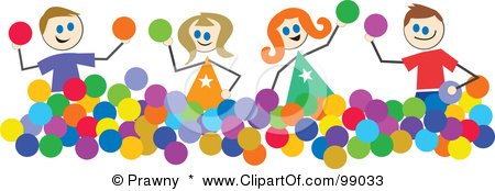 Children Clip Art Playing