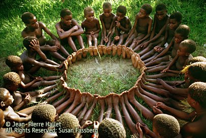 Children Playing Games In Africa