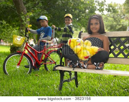 Children Playing In The Park