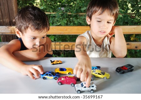 Children Playing With Toys