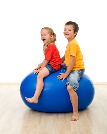 Children Playing With Toys Together