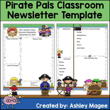 Cute Newsletter Templates For Teachers