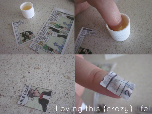 Diy Newspaper Nails With Water