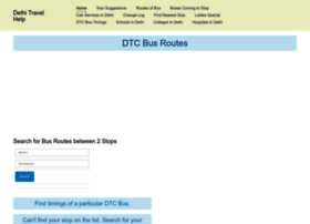 Dtc Bus Timings In Delhi