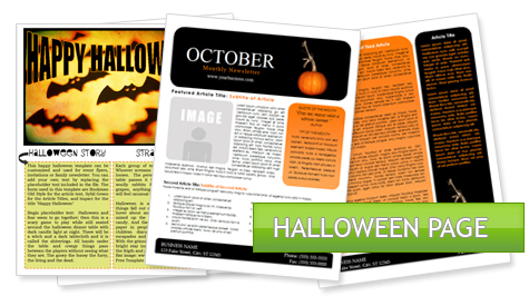 Fall Newsletter Templates Free