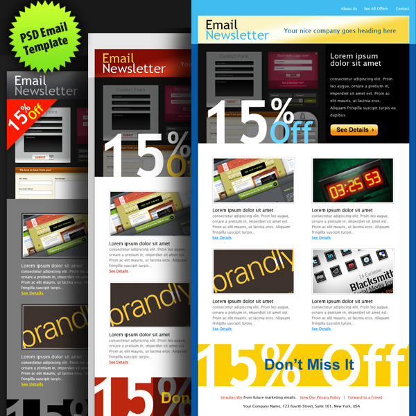 Free Email Newsletter Templates Download