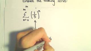 Geometric Infinite Sum Formula