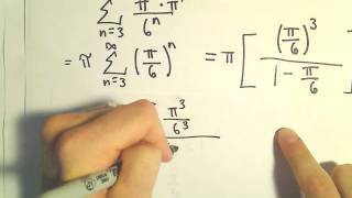 Geometric Infinite Sum Formula