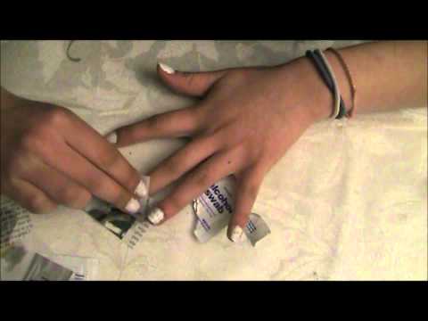 How To Do Newspaper Nails Using Water