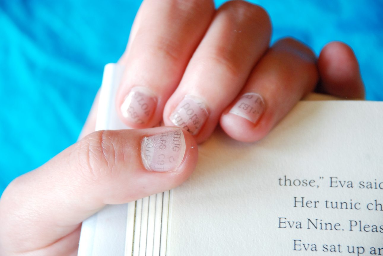 How To Do Newspaper Nails With Printer Paper