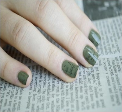 How To Make Newspaper Nails