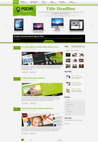 Joomla 2.5 Newspaper Templates Free