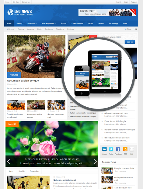 Joomla 2.5 Newspaper Templates Free