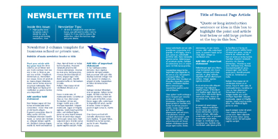 Newsletter Templates For Microsoft Word