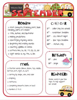 Newsletter Templates For Teachers Preschool