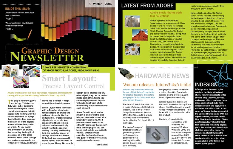 Newsletter Templates Indesign