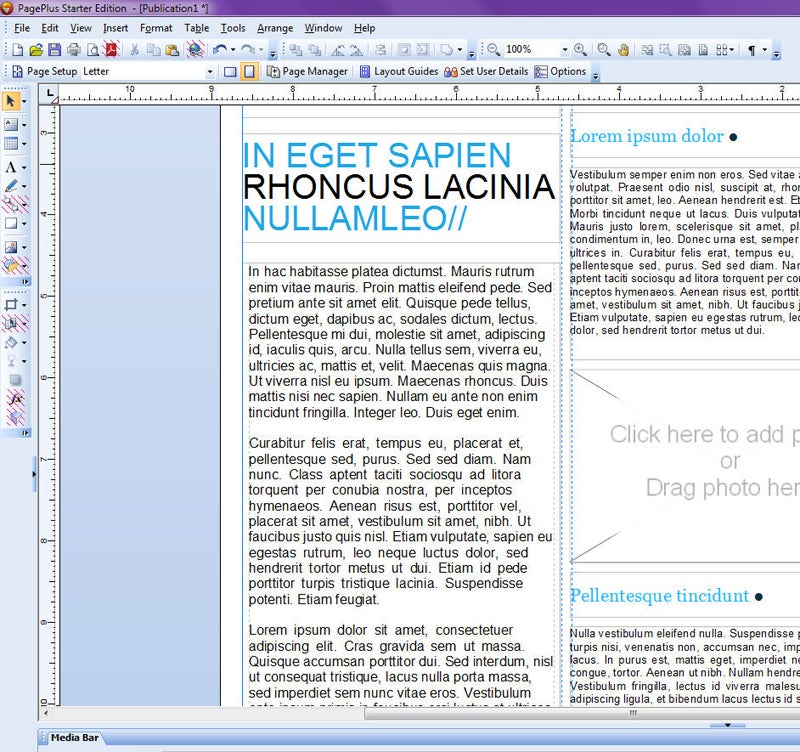 Newspaper Article Layout Microsoft Word