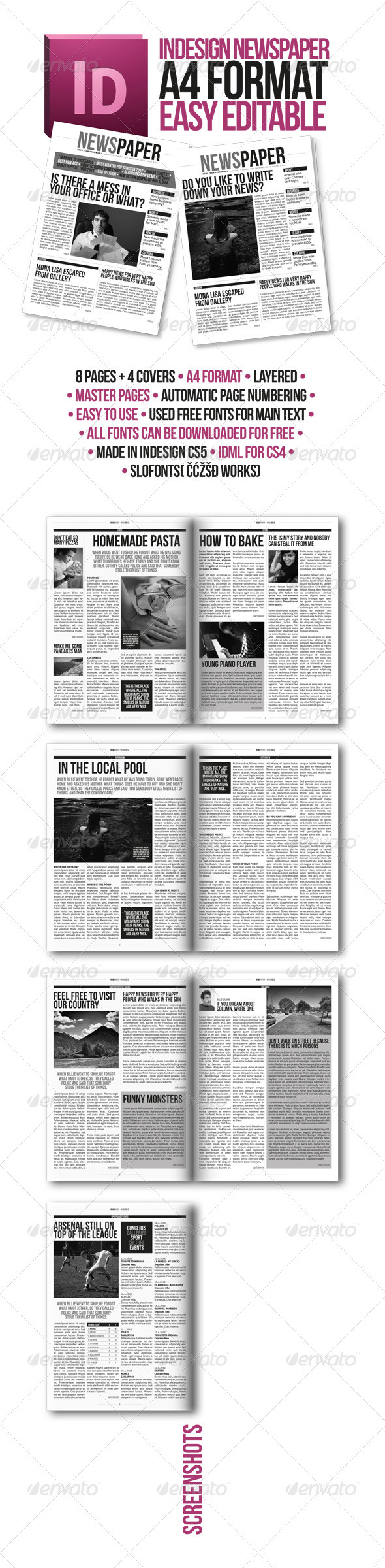 Newspaper Article Template Download