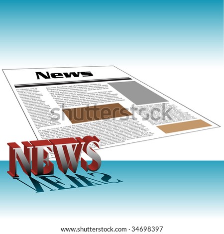 Newspaper Background For Word