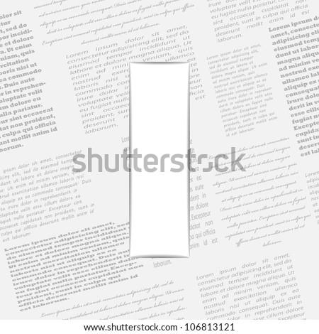 Newspaper Background Vector