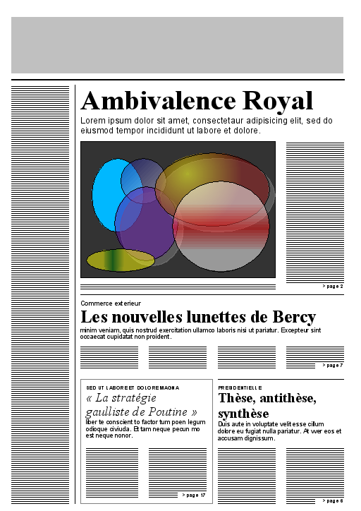 Newspaper Front Page Template Free Download