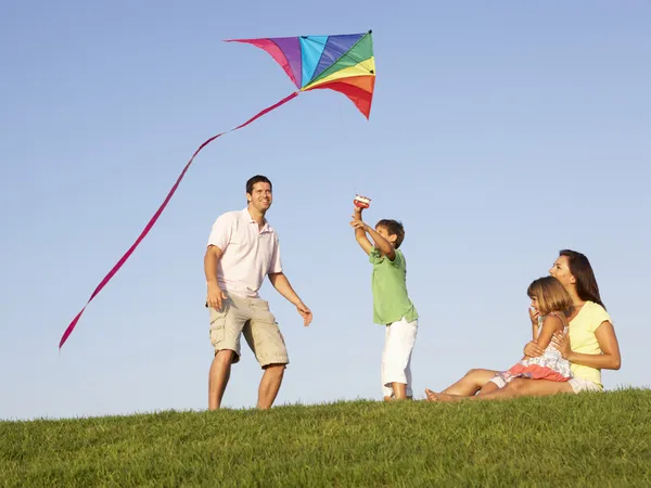 Parents And Children Playing Together