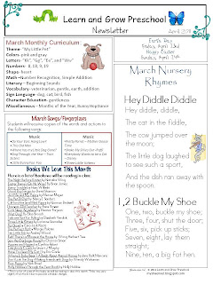 Preschool Newsletter Ideas For December