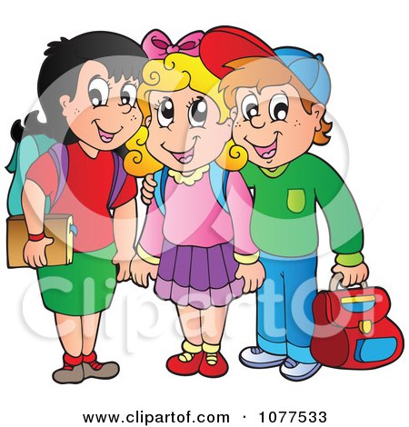 School Children Clip Art Free