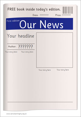 School Newspaper Template For Microsoft Word