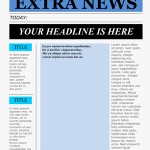 School Newspaper Template For Microsoft Word