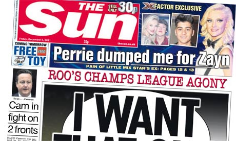 Sun Newspaper Headlines Uk