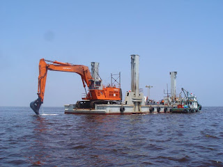 Swamp Drilling Barge