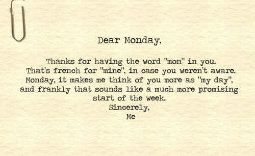 Tomorrow Is Monday Funny